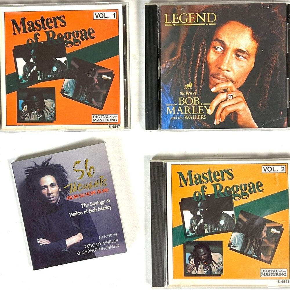 Bob Marley Legend Masters Reggae Vols I+II 3 CD Bundl 56 Thoughts  Book + Hits